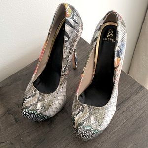 Womens platform “UK” heels